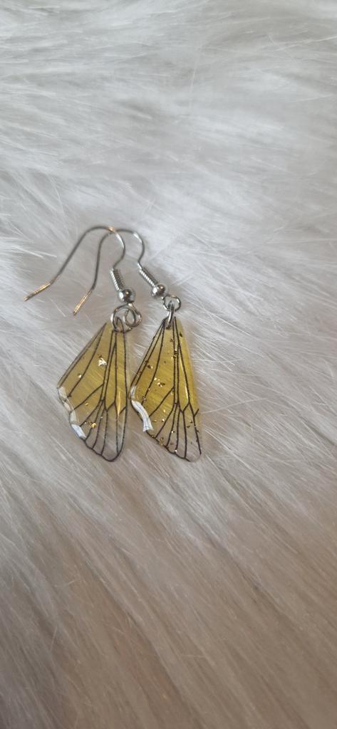 Handgemaakte Vleugel Oorbellen, Sieraden, Tassen en Uiterlijk, Oorbellen, Ophalen of Verzenden