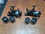 2x Shimano 8000GTE AERO Baitrunner + 4 spoelen, Ophalen of Verzenden, Zo goed als nieuw, Overige typen