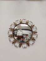 Vintage zonnespiegel messing mirror hollywood regency, Huis en Inrichting, Woonaccessoires | Spiegels, .., Minder dan 50 cm, Gebruikt