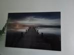 Plexiglas Poster - Steiger bij Zonsondergang, 50 tot 75 cm, Ophalen of Verzenden, Zo goed als nieuw, Foto of Poster