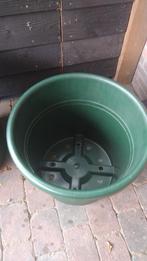 Grote bloembak, bloempot. Elho, argarve, nieuw. 58 cm. Groen, Ophalen, Kunststof, 40 cm of meer, Rond