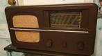 Philips Siera buizenradio uit 1938., Audio, Tv en Foto, Radio's, Ophalen, Gebruikt, Radio