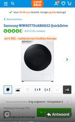 SAMSUNG WASMACHINE QUICK DRIVE 8 kg, Ophalen, 1200 tot 1600 toeren, 8 tot 10 kg, Zo goed als nieuw
