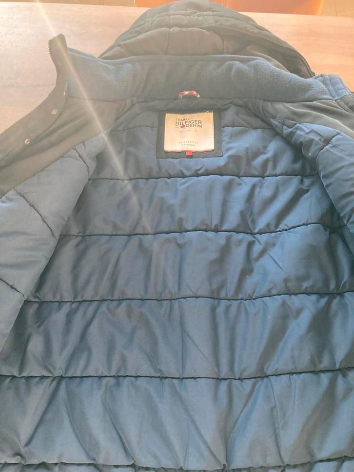 Tommy Hilfiger Jas - Maat L - Zwart, Kleding | Heren, Jassen | Winter, Gedragen, Maat 52/54 (L), Zwart, Ophalen of Verzenden