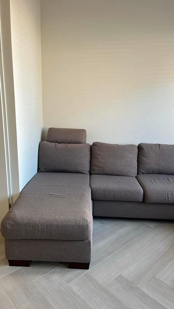 Verstelbare bankset met opbergvakken, Huis en Inrichting, Banken | Bankstellen, Zo goed als nieuw, Hoekbank, Vierpersoons of meer