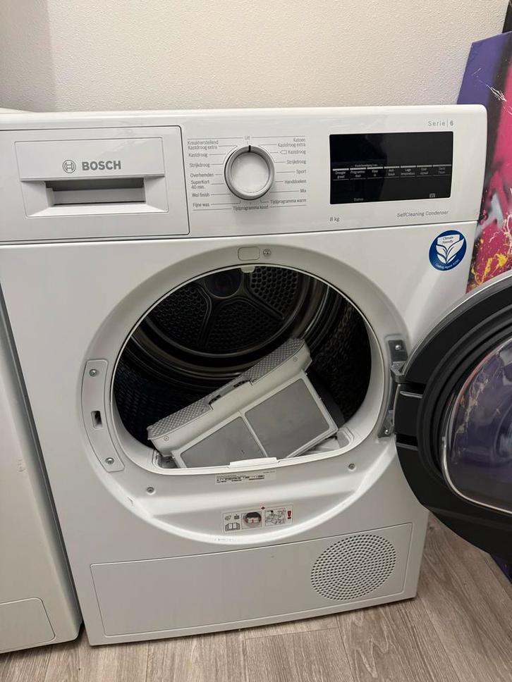 Bosch Wasdroger - Serie 6 - Condensdroger, Witgoed en Apparatuur, Wasdrogers, Gebruikt, Condens, Voorlader, 6 tot 8 kg, 85 tot 90 cm