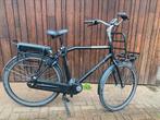 Stoere zwart mat elektrische Gazelle Heavy Duty heren 60 cm, Ophalen, Gebruikt, 59 cm of meer, 50 km per accu of meer