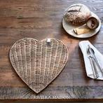 Riviera Maison rattan heart placemat, Ophalen of Verzenden, Zo goed als nieuw