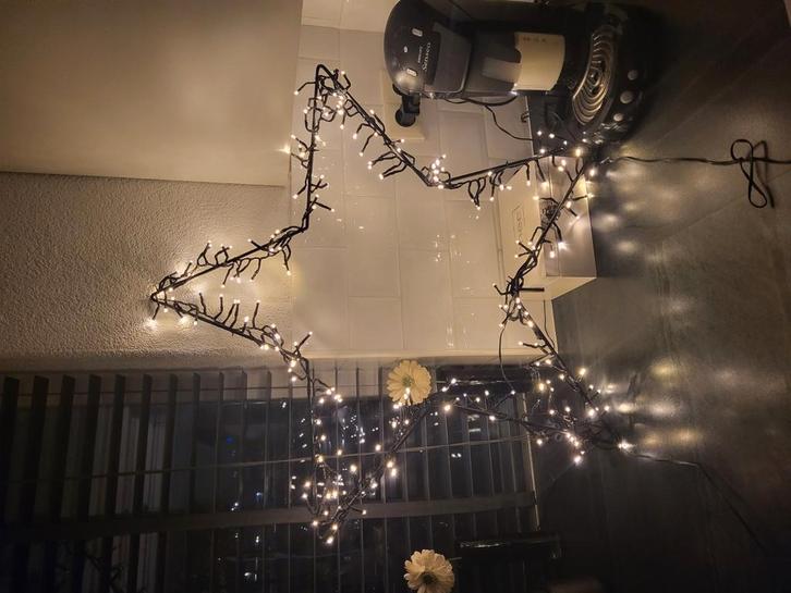 Licht ster met stekker! Doorsnee 80 cm, Diversen, Kerst, Gebruikt, Ophalen