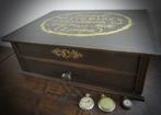 Antieke Engelse sieraden/horloge makers kist/juwelen box, Antiek en Kunst, Ophalen of Verzenden