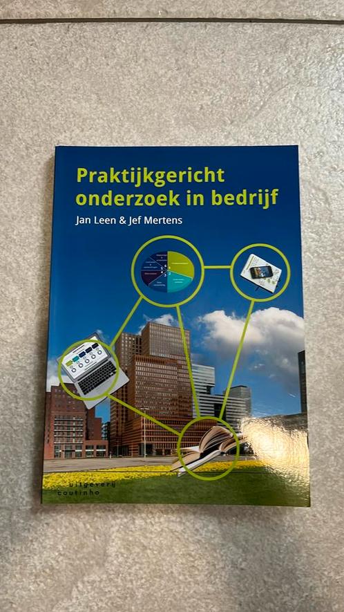 Jan Leen - Praktijkgericht onderzoek in bedrijf boek, Boeken, Schoolboeken, Zo goed als nieuw, Nederlands, Overige niveaus, Verzenden
