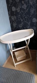 Butlertay met opberghangbakje wit, Huis en Inrichting, Ophalen, Gebruikt, 50 tot 100 cm, 25 tot 50 cm