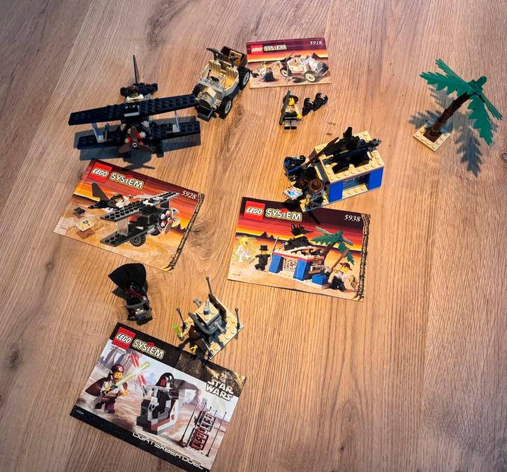Diverse LEGO sets (5918, 5928, 5938), Kinderen en Baby's, Speelgoed | Duplo en Lego, Gebruikt, Lego, Complete set, Ophalen of Verzenden