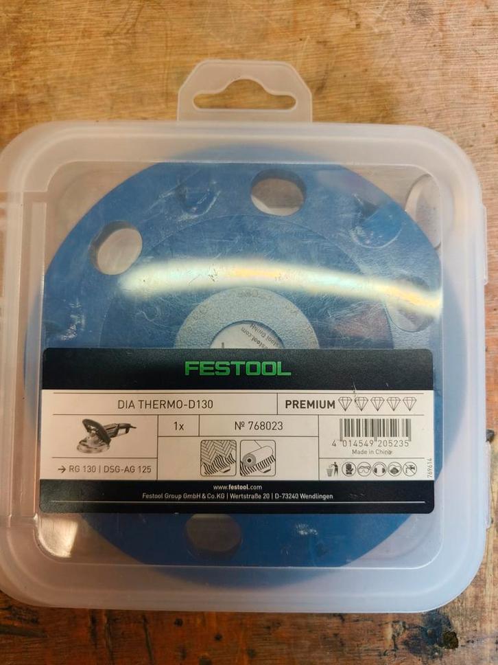 Festool THERMO-D130 Premium frees. Diamandfrees. nieuw!, Doe-het-zelf en Verbouw, Gereedschap | Freesmachines, Nieuw, Betonfrees