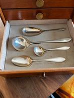 Gero Zilvium 90 Verzilverde Bestekset 6 Persoons + Kast, Antiek en Kunst, Ophalen