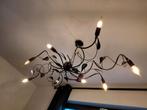 Elegante plafondlamp/ kroonluchter met bladeren, Ophalen, Gebruikt, Overige materialen, Vintage