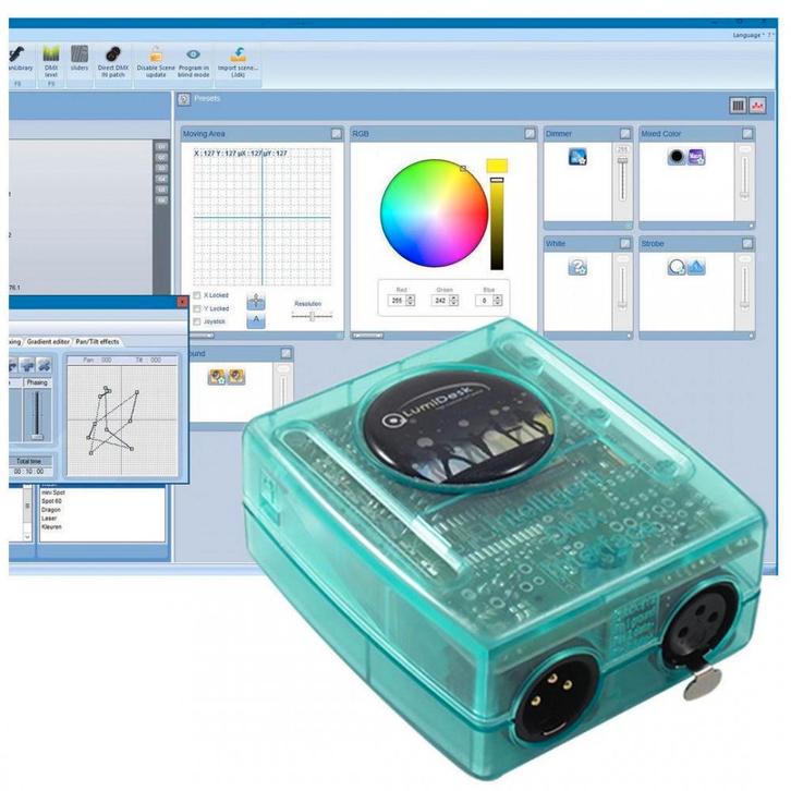 Lumidesk Live DMX Controller - Lichtsturing, Muziek en Instrumenten, Licht en Laser, Zo goed als nieuw, Licht, Ophalen