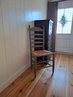 Boeren keukenstoel (oud groen met rieten matzitting), Ophalen