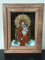 Klein Icoon schilderij 12/15 cm, Ophalen of Verzenden, Gebruikt