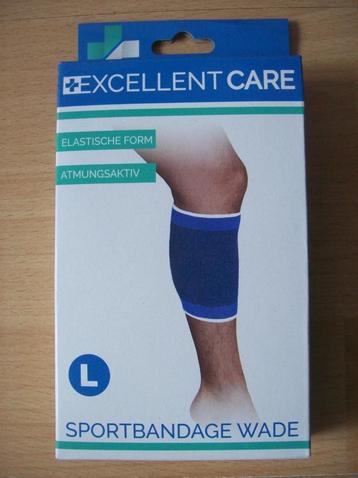 Kuitsteunband sport bandage kuit steunband elastisch maat L beschikbaar voor biedingen