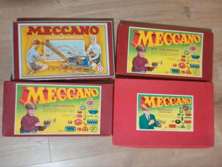 Vintage Meccano Sets - Collectie, Antiek en Kunst, Antiek | Speelgoed, Ophalen of Verzenden