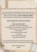 Gratis pedicure behandeling!, Ophalen
