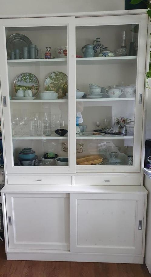 DIT WEEKEND/MAANDAG OPHALEN Whitewash buffetkast, Huis en Inrichting, Kasten | Buffetkasten, Gebruikt, 200 cm of meer, 100 tot 150 cm