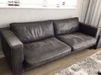 Bankstel, Huis en Inrichting, Banken | Bankstellen, Ophalen of Verzenden, Zo goed als nieuw, 75 tot 100 cm, Leer