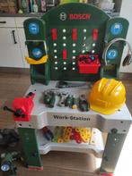 Bosch speelgoed werkbank met accessoires, Ophalen, Gebruikt