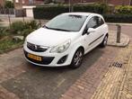 Opel Corsa 1.2 16V LPG 3D 2012 Wit. Km:182.000, Voorwielaandrijving, 83 pk, 4 cilinders, 1229 cc