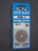 Olfa spare blade RB-1 voor rotary cutter RTY-2 en 45-C, Nieuw, Onderdeel of Toebehoren, Ophalen