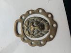 Antiek Bronzen Paardentuig Ornament - Vissen, Verzenden, Brons