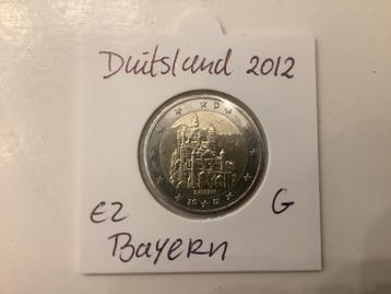 Specale 2 euromunt uit Duitsland 2012 letter G beschikbaar voor biedingen