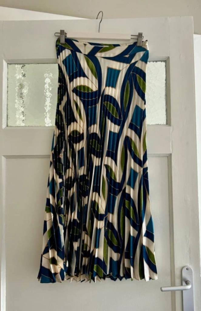 Mango lange rok | Maat 36 | gekleurd, kleurig, Kleding | Dames, Rokken, Zo goed als nieuw, Maat 36 (S), Overige kleuren, Onder de knie