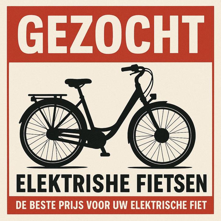 Elektrische fietsen gezocht (Koga, Batavus, Gazelle, Sparta), Fietsen en Brommers, Elektrische fietsen, Gebruikt, Batavus, 51 tot 55 cm
