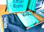 Uber Eats bags, Rainsuit & bicycle helmet, Fietsen en Brommers, Ophalen of Verzenden, Zo goed als nieuw