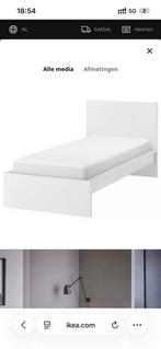 MALM bed 1pers incl lattenbodem, Huis en Inrichting, Ophalen, 100 cm, Eenpersoons, Wit