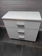 Witte IKEA Ladekast, Huis en Inrichting, Kasten | Ladekasten, Ophalen, Overige materialen, Minder dan 50 cm, Gebruikt