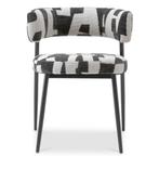 6 Eichholtz eetkamerstoel, Huis en Inrichting, Stoelen, Zwart, Nieuw, Ophalen of Verzenden, Stof