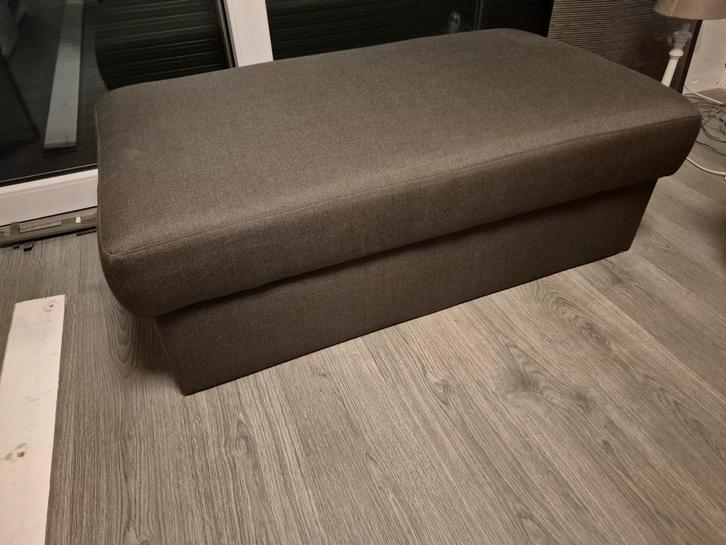 Poef, Huis en Inrichting, Banken | Voetenbanken en Poefen, Gebruikt, Minder dan 50 cm, Rechthoekig, Stof, Ophalen