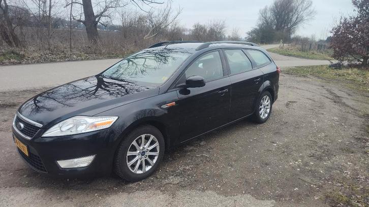 Ford Mondeo 1.6 16V 92KW Wagon 2008 Zwart, Auto's, Ford, Particulier, Mondeo, ABS, Achteruitrijcamera, Airbags, Airconditioning