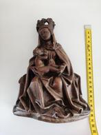 Antiek beeldje Maria met kind – Antheunis, 20 cm, Ophalen of Verzenden, Zo goed als nieuw