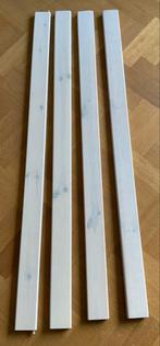 GRATIS!!! 4 x Massief Grenen Balken (154/175 x 9 x 2,5), Doe-het-zelf en Verbouw, Hout en Planken, 25 tot 50 mm, Grenen, Zo goed als nieuw