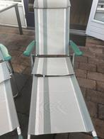 Twee TUINSTOELEN met BEEN STEUN, Tuin en Terras, Tuinstoelen, Ophalen of Verzenden, Verstelbaar