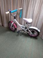 Meisjes fiets Popal littlemis 14 inch. Wit/rose, Fietsen en Brommers, Fietsen | Meisjes, Ophalen, Gebruikt, 14 inch of minder