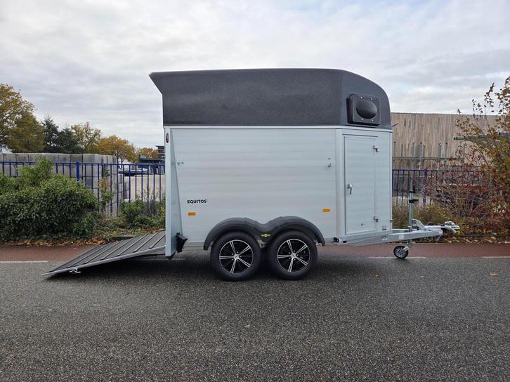Humbaur Equitos | 2-paards aluminium | NIEUW, Dieren en Toebehoren, Paarden en Pony's | Trailers en Aanhangwagens, Nieuw, Overige typen