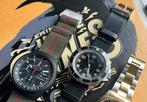 LeJour Pasadena 7750 - Athos diver, Sieraden, Tassen en Uiterlijk, Horloges | Heren, Overige merken, Leer, Staal, Polshorloge