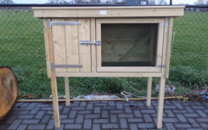 Konijnenhok nachthok konijnen ook maatwerk, Dieren en Toebehoren, Konijnen, Dwerg, Meerdere dieren