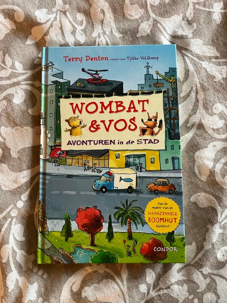 Terry Denton - Wombat & Vos Avonturen in de stad, Ophalen, Fictie algemeen, Zo goed als nieuw, Terry Denton