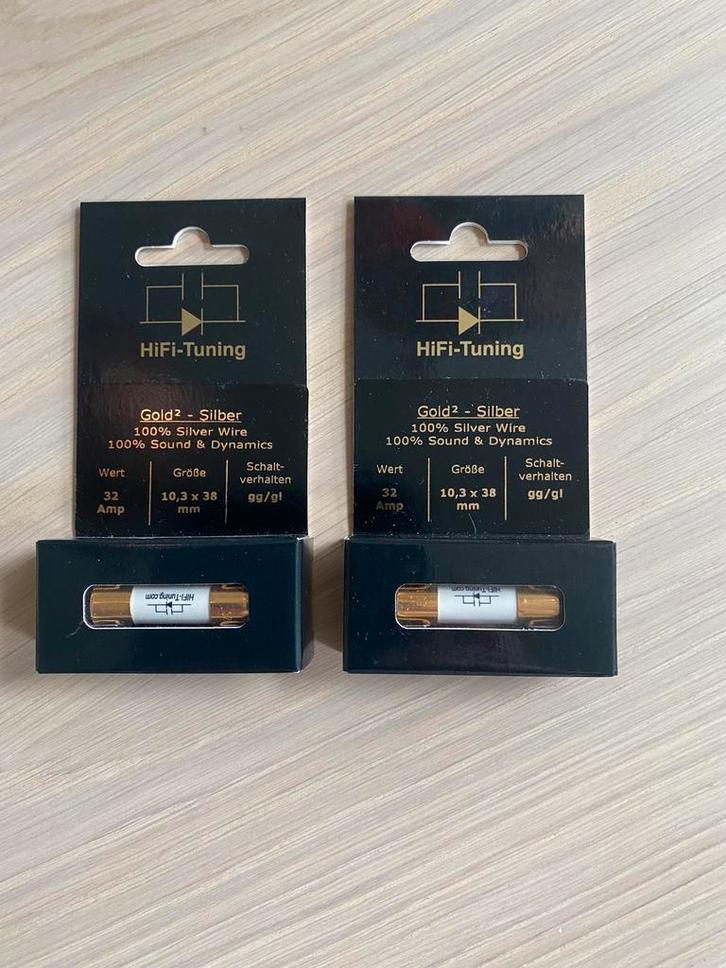 2 Hifi tuning Ultimate² Fuse10x38 mm audiofiele zekeringen, Audio, Tv en Foto, Overige Audio, Tv en Foto, Nieuw, Ophalen of Verzenden